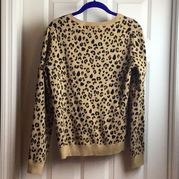 J. Crew leopard sweater - Picture 7 of 9